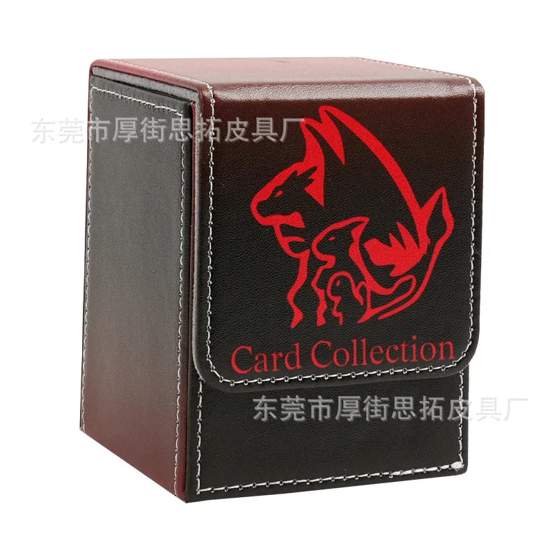 Pokemon Card Deck Storage Box PTCG Board Games magic Commander deck box mtg Card Carrying Organiser Case Trading for tcg sleeves