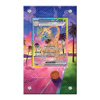 Anime Pokemon Ptcg Psyduck Bulbasaur Articuno Mewtwo Meowth Charmander Squirtle Kingdra Acrylic Protective Card Display Case