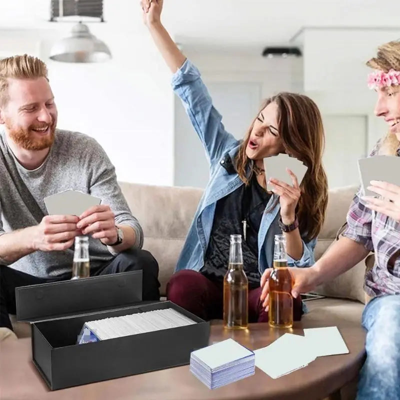 Sturdy Card Storage Box for Collectors Large Capacity Cardstock Holder