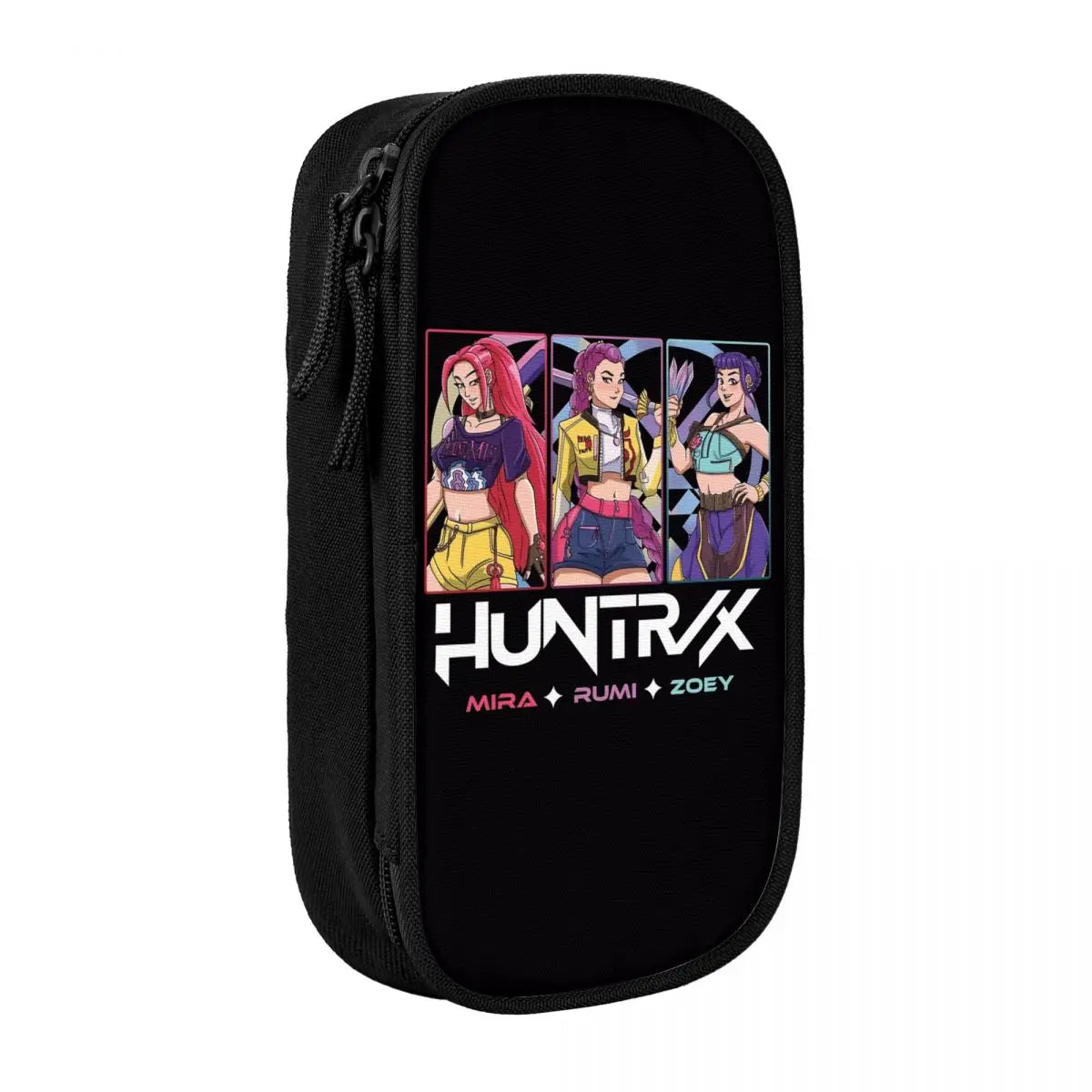 Kpop Demon Hunters Animated Kpop Films Pencil Case College Pencil Bag Students Zipper School Pencil Cases Pattern Stationery