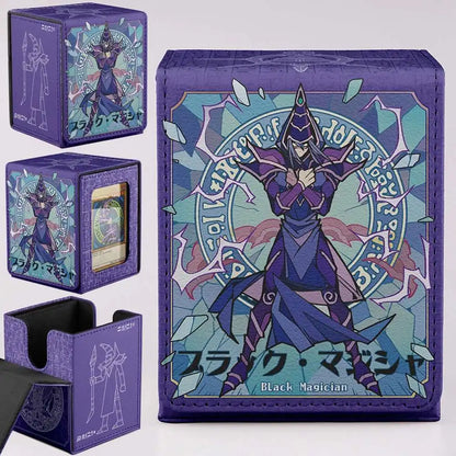 Deck Box TCG Card Storage Box Anime Card Game Dragon-Themed Card Holder With Cool Design Sky Dragon Design For Anime Cards Games