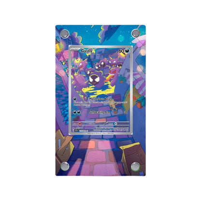 Anime Pokemon Ptcg Psyduck Bulbasaur Articuno Mewtwo Meowth Charmander Squirtle Kingdra Acrylic Protective Card Display Case