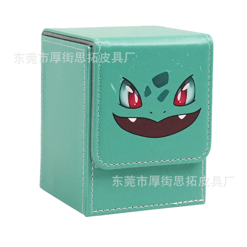 Pokemon Card Deck Storage Box PTCG Board Games magic Commander deck box mtg Card Carrying Organiser Case Trading for tcg sleeves