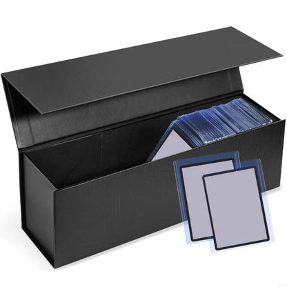 Sturdy Card Storage Box for Collectors Large Capacity Cardstock Holder