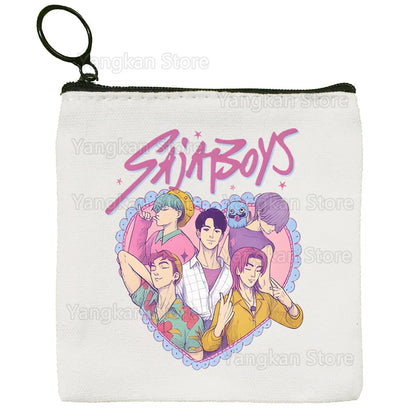 Kpop Demon Hunter K Pop Huntrix Kpop Cartoon Canvas Bag Design Canvas Simple and Fashionable Storage Bag