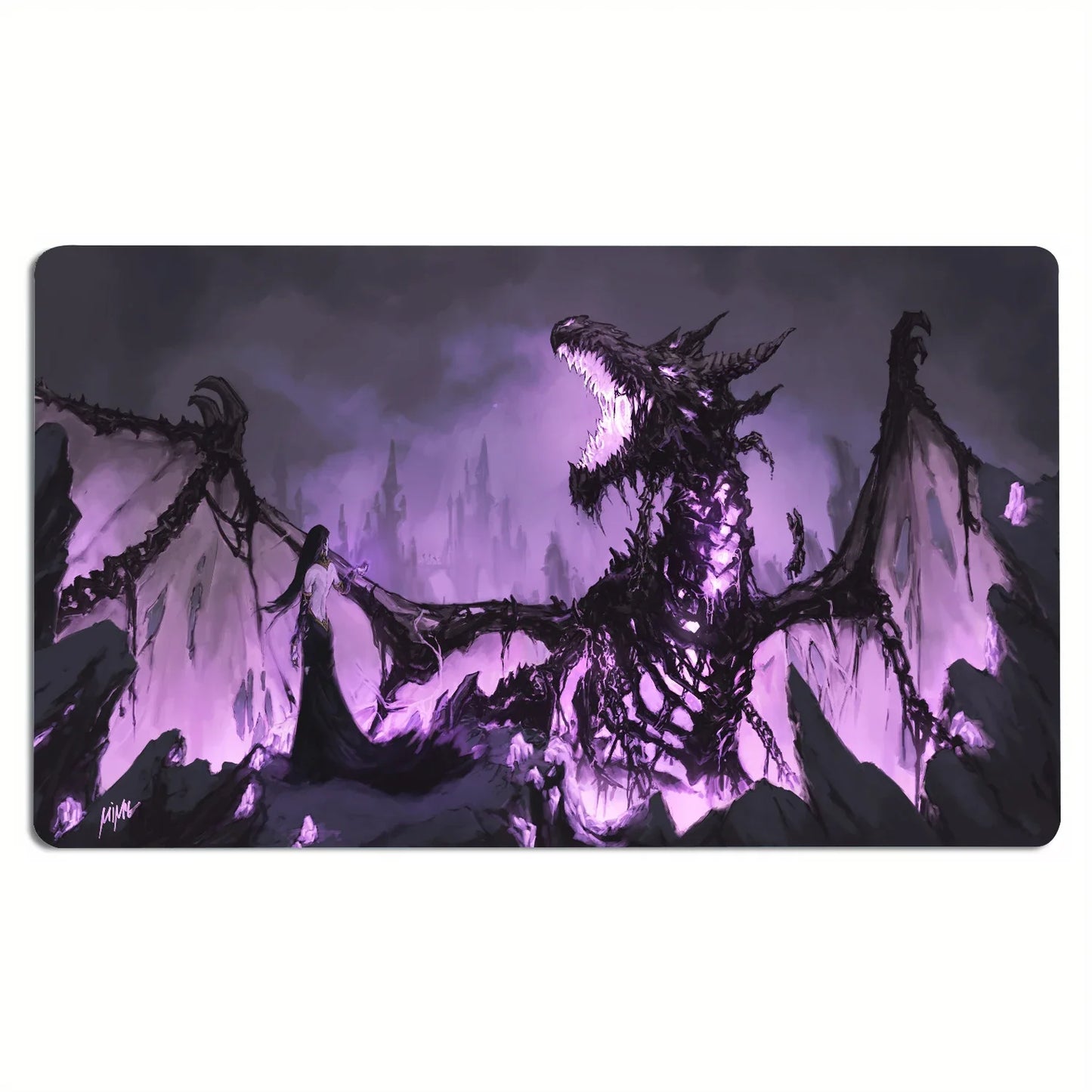 XXL Magic Game Mat TCG CCG Trading Card Table 35x60cm Playmat Rule Area Rubber Mouse Pad for Party Gamer PC Accessory Laptop Rug