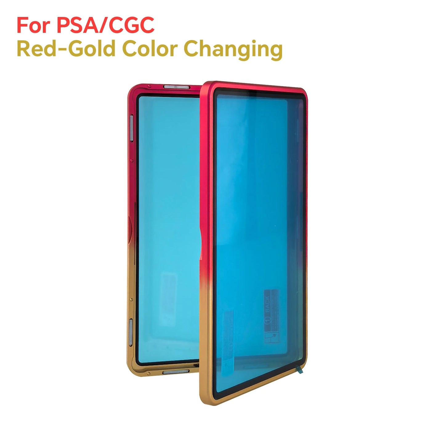 Aluminum Alloy Graded Cards Protector Case For PSA/CGC Slab, UV & Scratch Resistant Trading Card Magnetic Display Holder Box