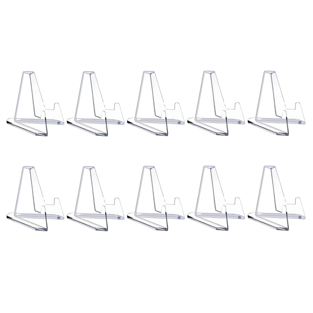 Card Display Stand Card Stand Clear Acrylic Coin Display Easel Holder Baseball Sports Card Stand Trading Graded Card Easel Stand