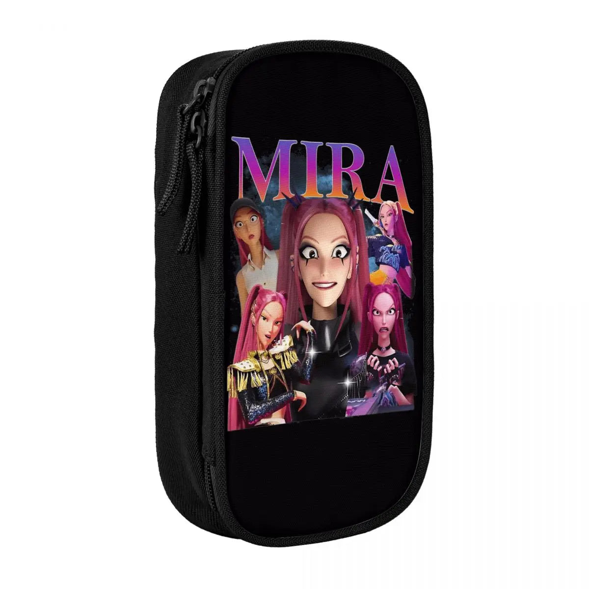 Kpop Demon Hunters Animated Kpop Films Pencil Case College Pencil Bag Students Zipper School Pencil Cases Pattern Stationery
