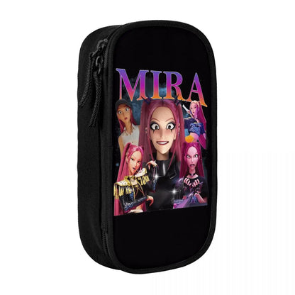 Kpop Demon Hunters Animated Kpop Films Pencil Case College Pencil Bag Students Zipper School Pencil Cases Pattern Stationery