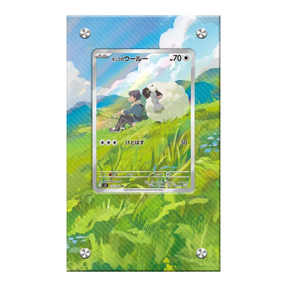 Anime Pokemon Ptcg Psyduck Bulbasaur Articuno Mewtwo Meowth Charmander Squirtle Kingdra Acrylic Protective Card Display Case