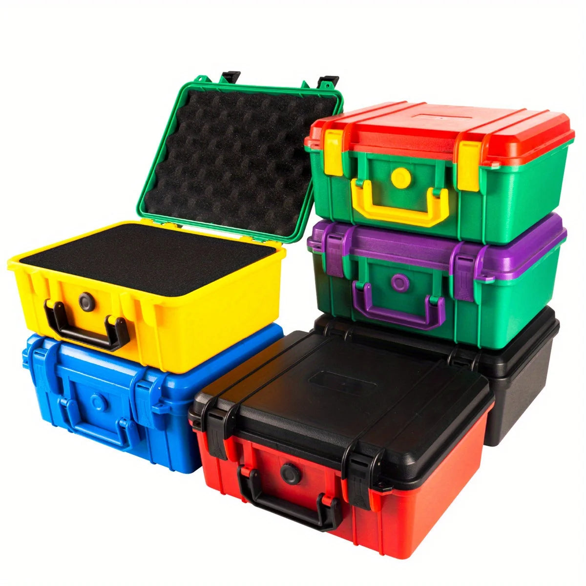 Multi-function Water-repellent and Moisture-proof Tool Box With Sponge Protection Portable Hardware Storage, Safety Instrument