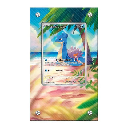 Anime Pokemon Ptcg Psyduck Bulbasaur Articuno Mewtwo Meowth Charmander Squirtle Kingdra Acrylic Protective Card Display Case