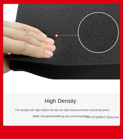 50x30cm High Density Foam Pad Toolbox Shock-Absorbing Sponge Sheet Hard Flight Case Shadow Foams Toolkit Tools Organizer 45x35cm