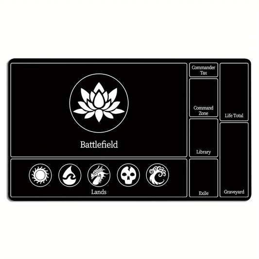 XXL Magic Game Mat TCG CCG Trading Card Table 35x60cm Playmat Rule Area Rubber Mouse Pad for Party Gamer PC Accessory Laptop Rug