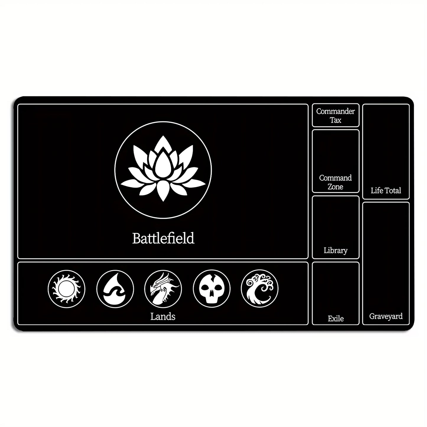 XXL Magic Game Mat TCG CCG Trading Card Table 35x60cm Playmat Rule Area Rubber Mouse Pad for Party Gamer PC Accessory Laptop Rug