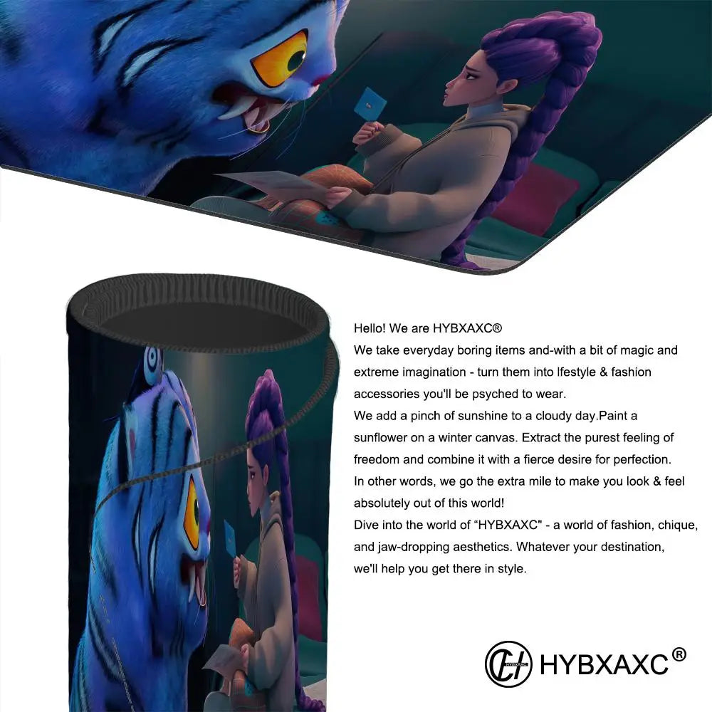 KPop Demon Hunters Animation Beautiful patterns TCG Card MTG Desk Mat Table Keyboard Big Mouse Pad Laptop Cushion NonslipDecor