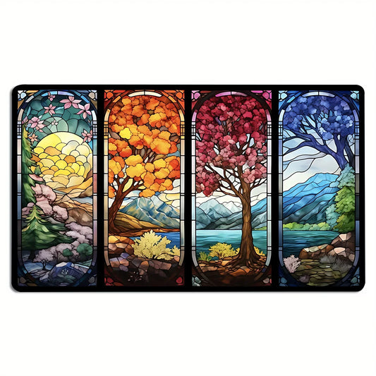 XXL Magic Game Mat TCG CCG Trading Card Table 35x60cm Playmat Rule Area Rubber Mouse Pad for Party Gamer PC Accessory Laptop Rug