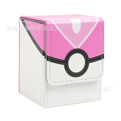 Pokemon Card Deck Storage Box PTCG Board Games magic Commander deck box mtg Card Carrying Organiser Case Trading for tcg sleeves