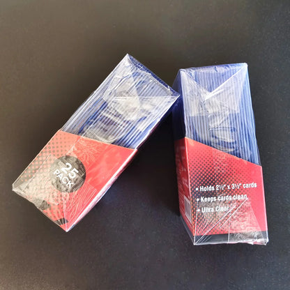 Ultra Pro 35/55/75/100/130/180PT Clear Regular Top Loaders Standard Size for All Trading Cards Baseball Card Protectors