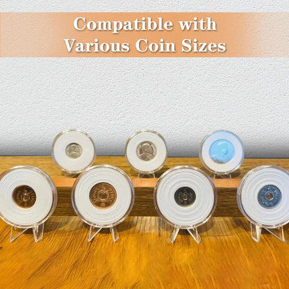 Card Display Stand Card Stand Clear Acrylic Coin Display Easel Holder Baseball Sports Card Stand Trading Graded Card Easel Stand
