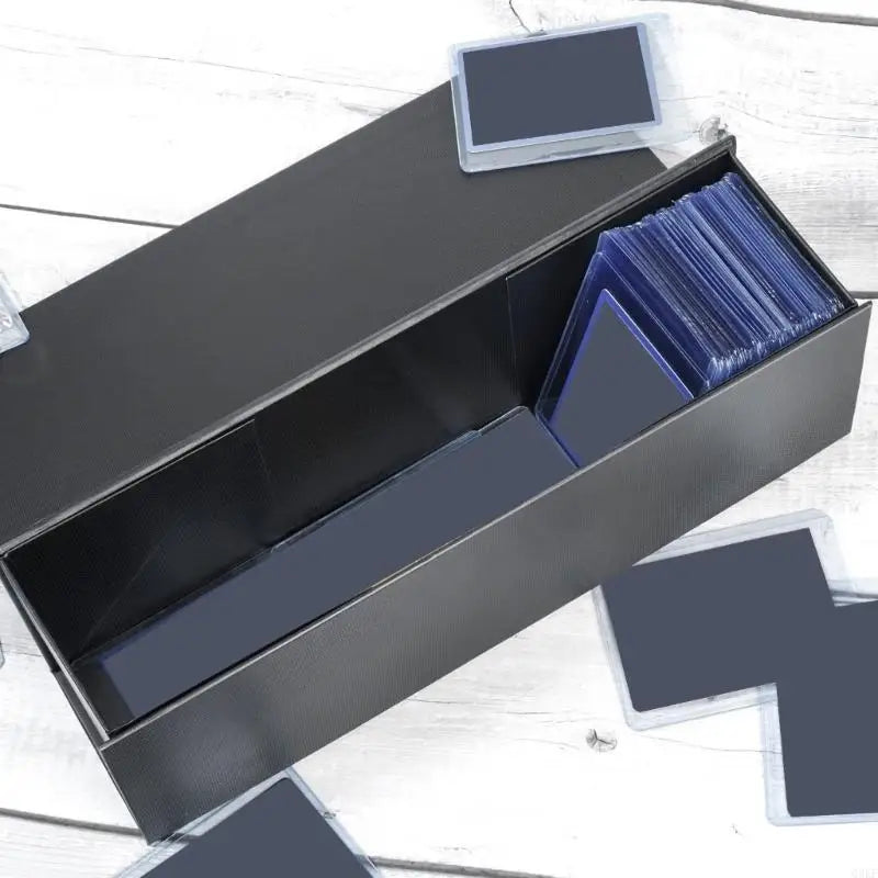 Sturdy Card Storage Box for Collectors Large Capacity Cardstock Holder