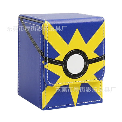 Pokemon Card Deck Storage Box PTCG Board Games magic Commander deck box mtg Card Carrying Organiser Case Trading for tcg sleeves