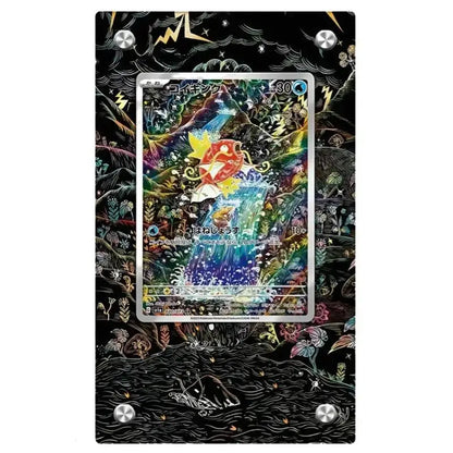 Anime Pokemon Ptcg Psyduck Bulbasaur Articuno Mewtwo Meowth Charmander Squirtle Kingdra Acrylic Protective Card Display Case