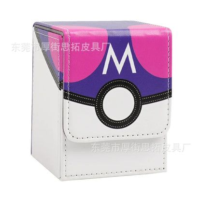 Pokemon Card Deck Storage Box PTCG Board Games magic Commander deck box mtg Card Carrying Organiser Case Trading for tcg sleeves