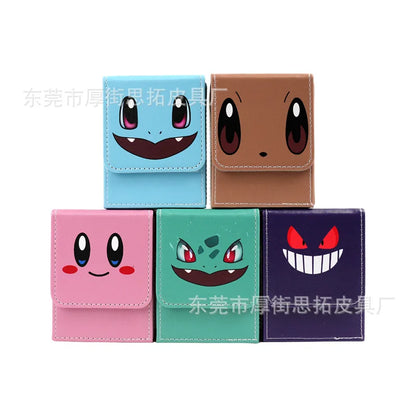 Pokemon Card Deck Storage Box PTCG Board Games magic Commander deck box mtg Card Carrying Organiser Case Trading for tcg sleeves