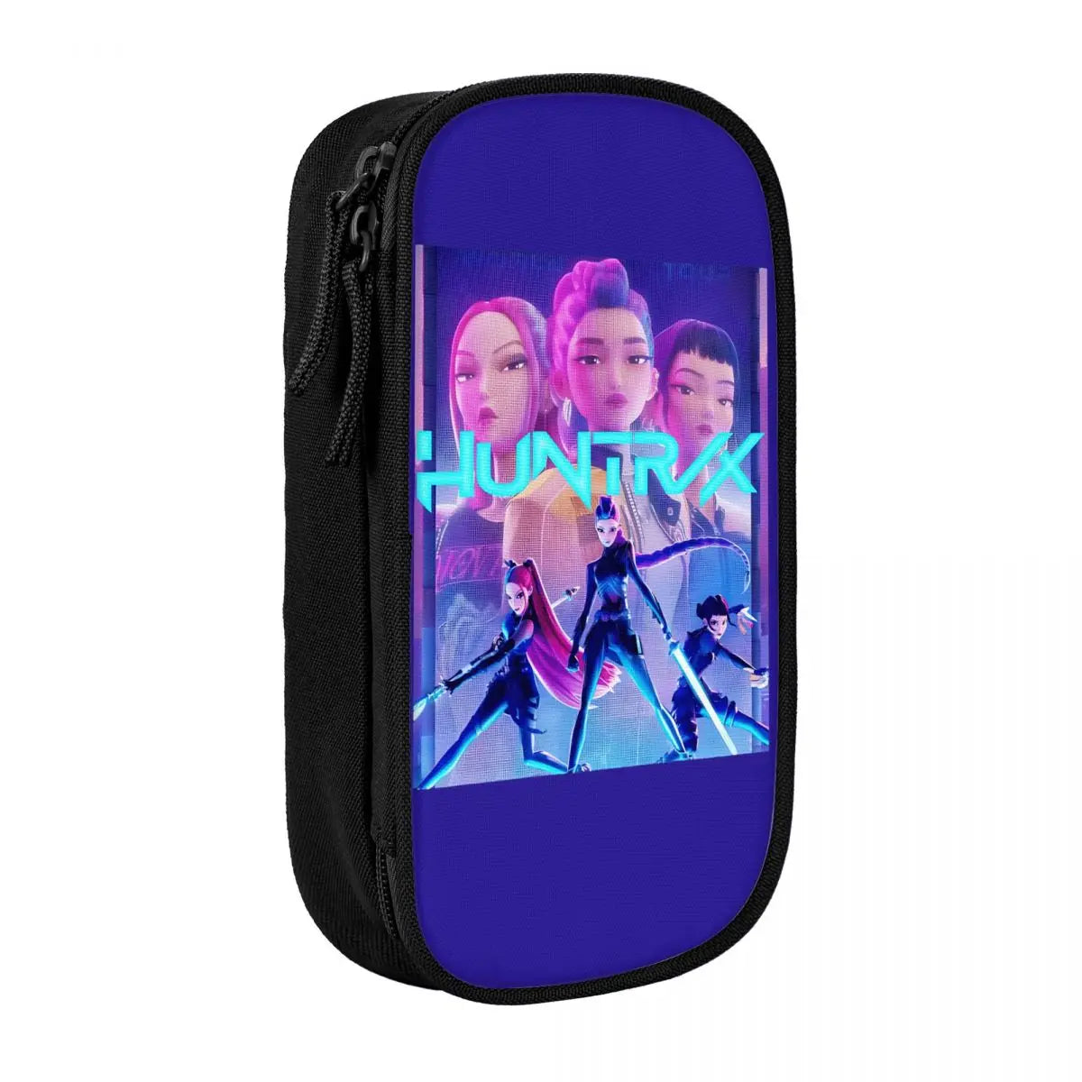 Kpop Demon Hunters Animated Kpop Films Pencil Case College Pencil Bag Students Zipper School Pencil Cases Pattern Stationery