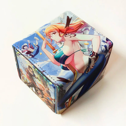 OPCG One Piece Card Deck Storage Box WSPPTCG Yamato Nami Commander Deck Box Mtg Card Carrying Organiser Case Trading for Sleeves