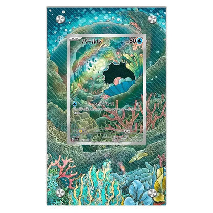 Anime Pokemon Ptcg Psyduck Bulbasaur Articuno Mewtwo Meowth Charmander Squirtle Kingdra Acrylic Protective Card Display Case