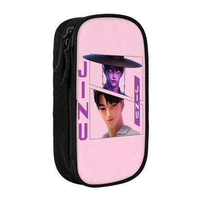 Kpop Demon Hunters Animated Kpop Films Pencil Case College Pencil Bag Students Zipper School Pencil Cases Pattern Stationery