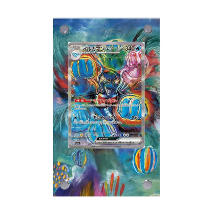 Anime Pokemon Ptcg Psyduck Bulbasaur Articuno Mewtwo Meowth Charmander Squirtle Kingdra Acrylic Protective Card Display Case