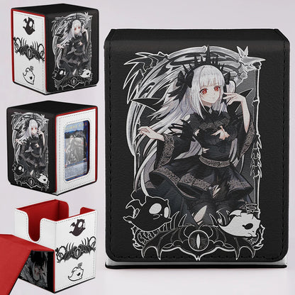 Deck Box TCG Card Storage Box Anime Card Game Dragon-Themed Card Holder With Cool Design Sky Dragon Design For Anime Cards Games