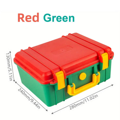 Multi-function Water-repellent and Moisture-proof Tool Box With Sponge Protection Portable Hardware Storage, Safety Instrument