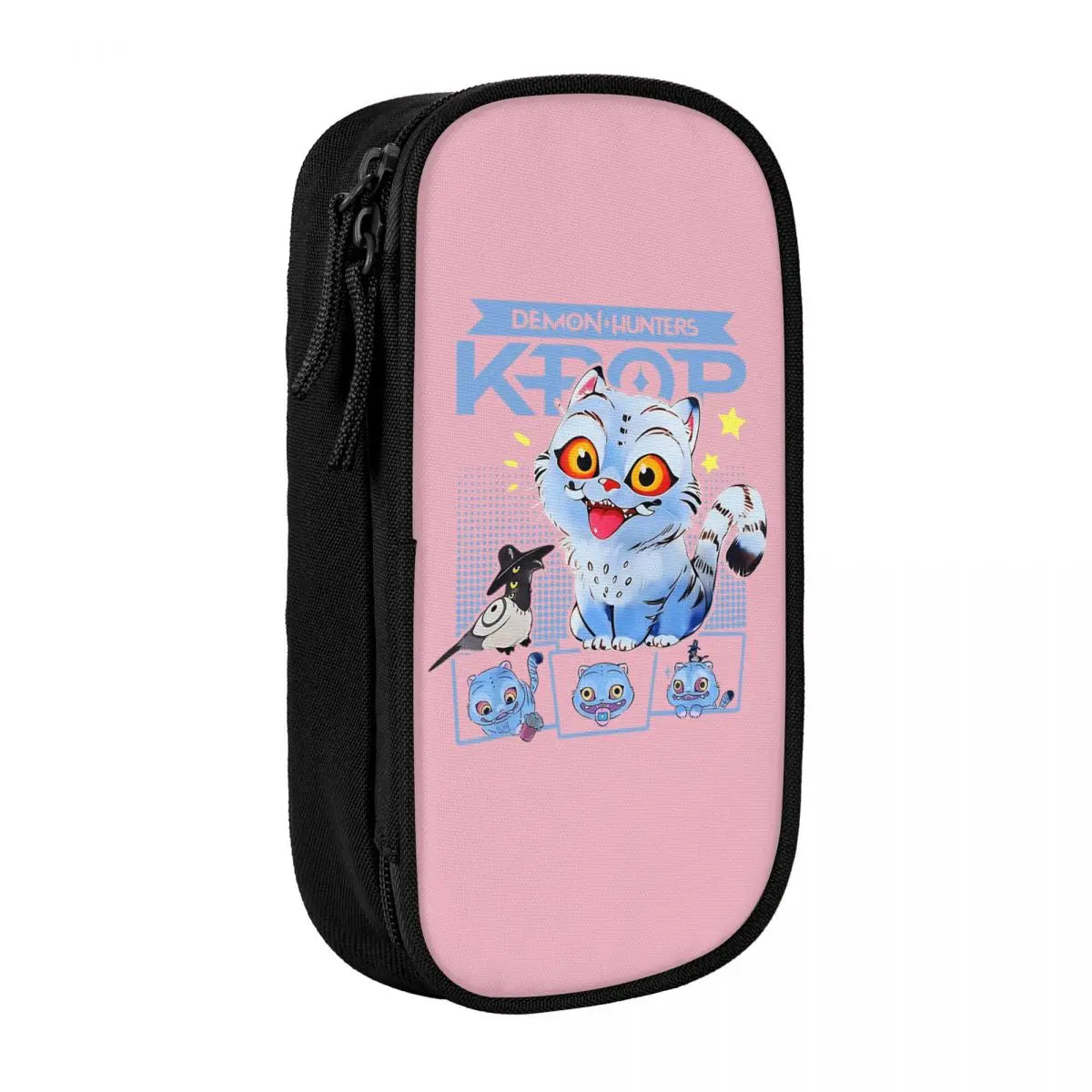 Kpop Demon Hunters Animated Kpop Films Pencil Case College Pencil Bag Students Zipper School Pencil Cases Pattern Stationery