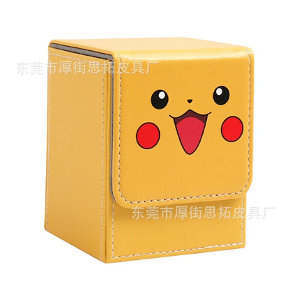 Pokemon Card Deck Storage Box PTCG Board Games magic Commander deck box mtg Card Carrying Organiser Case Trading for tcg sleeves