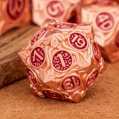 7pcs Dice Set DND Metal Dice Full Set Dice for Dungeons and Dragons Polyhedral Dice RPG Dice D&D Dice Gift