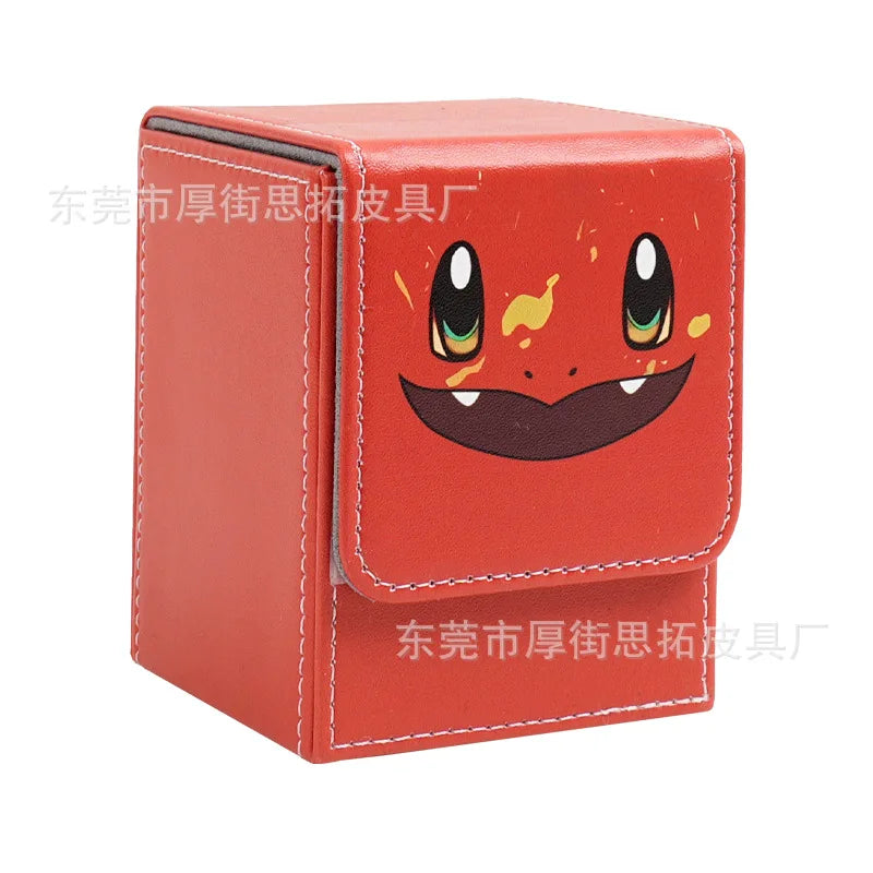 Pokemon Card Deck Storage Box PTCG Board Games magic Commander deck box mtg Card Carrying Organiser Case Trading for tcg sleeves