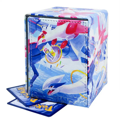 Pokemon Storage Box Ptcg Board Games Latias Rayquaza Deck Box Ws Card Carrying Organiser Case Trading for Dtcg Sleeves