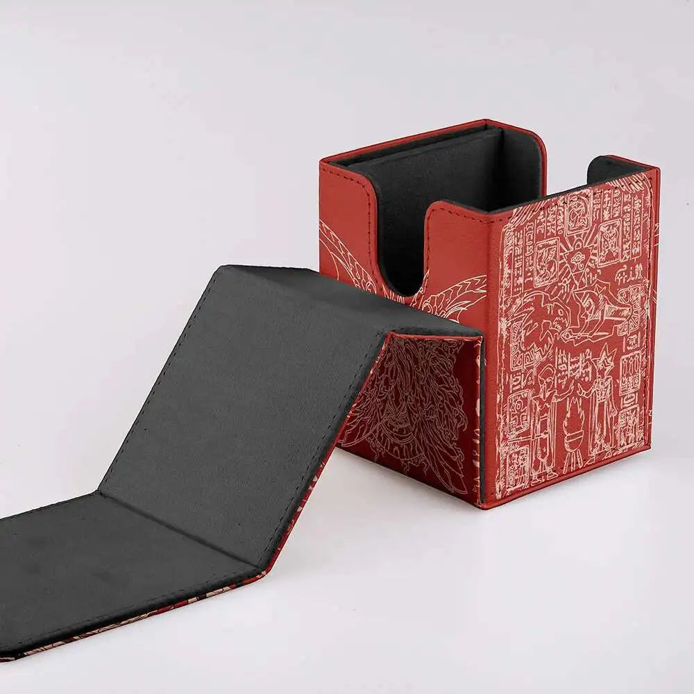 Deck Box TCG Card Storage Box Anime Card Game Dragon-Themed Card Holder With Cool Design Sky Dragon Design For Anime Cards Games