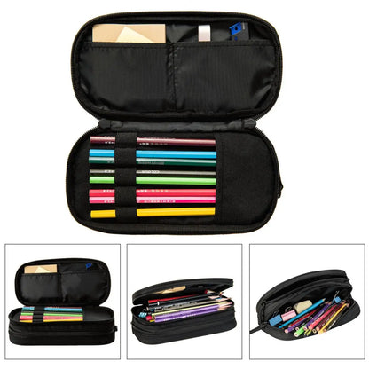 Kpop Demon Hunters Animated Kpop Films Pencil Case College Pencil Bag Students Zipper School Pencil Cases Pattern Stationery