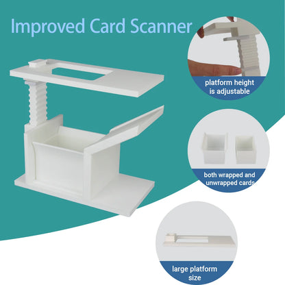 Card Slinger for TCG & MTG |Sports Card Scanner with Stand | Trading Card Scanner Holder | Quickly Scan Gathering Accessories