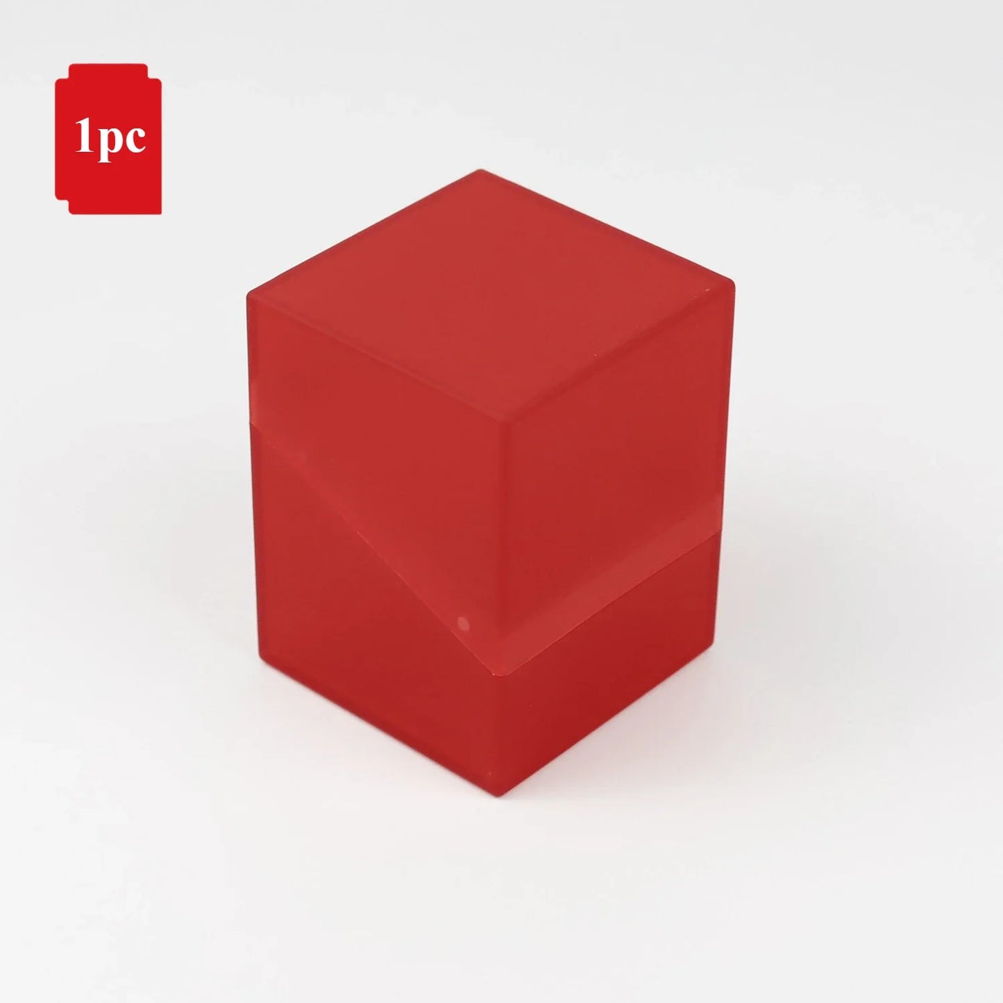 Card Storage Box for Trading Cards Holds 100+ with 1 Dividers Deck Box Secure and Durable  for YuGiOh MTG TCG and Baseball Cards