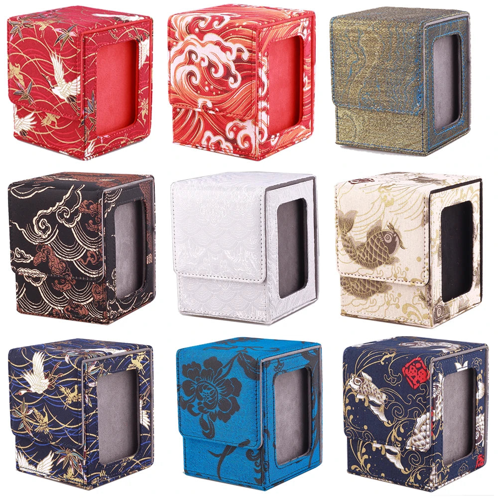 100+ Trading Card Deck Box Holder Commander Card Carrying Organiser Case MTG TCG Board Games Collectible Card Cases Gifts