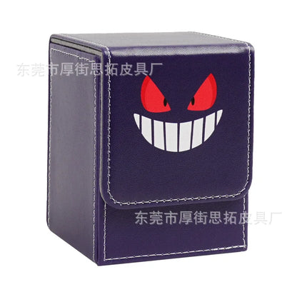 Pokemon Card Deck Storage Box PTCG Board Games magic Commander deck box mtg Card Carrying Organiser Case Trading for tcg sleeves