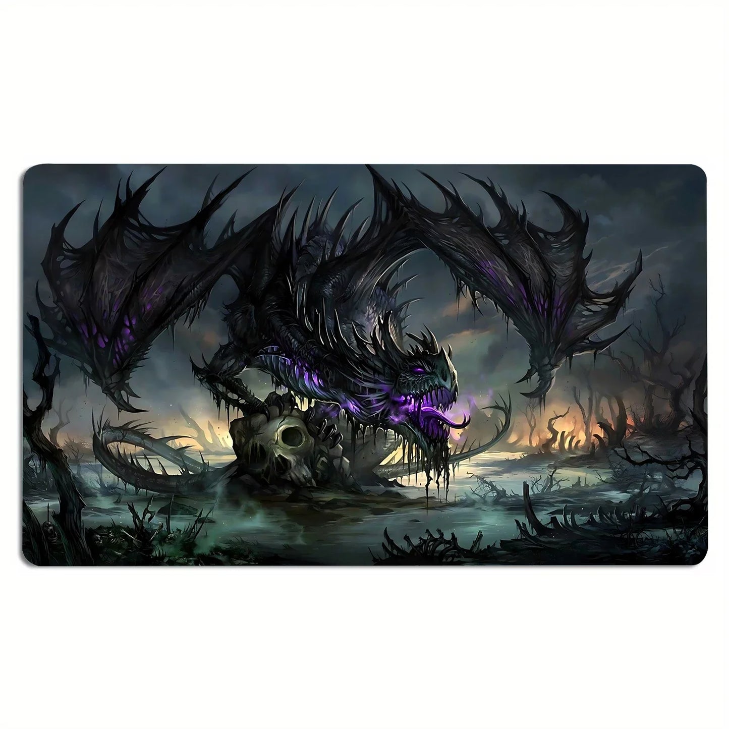 XXL Magic Game Mat TCG CCG Trading Card Table 35x60cm Playmat Rule Area Rubber Mouse Pad for Party Gamer PC Accessory Laptop Rug
