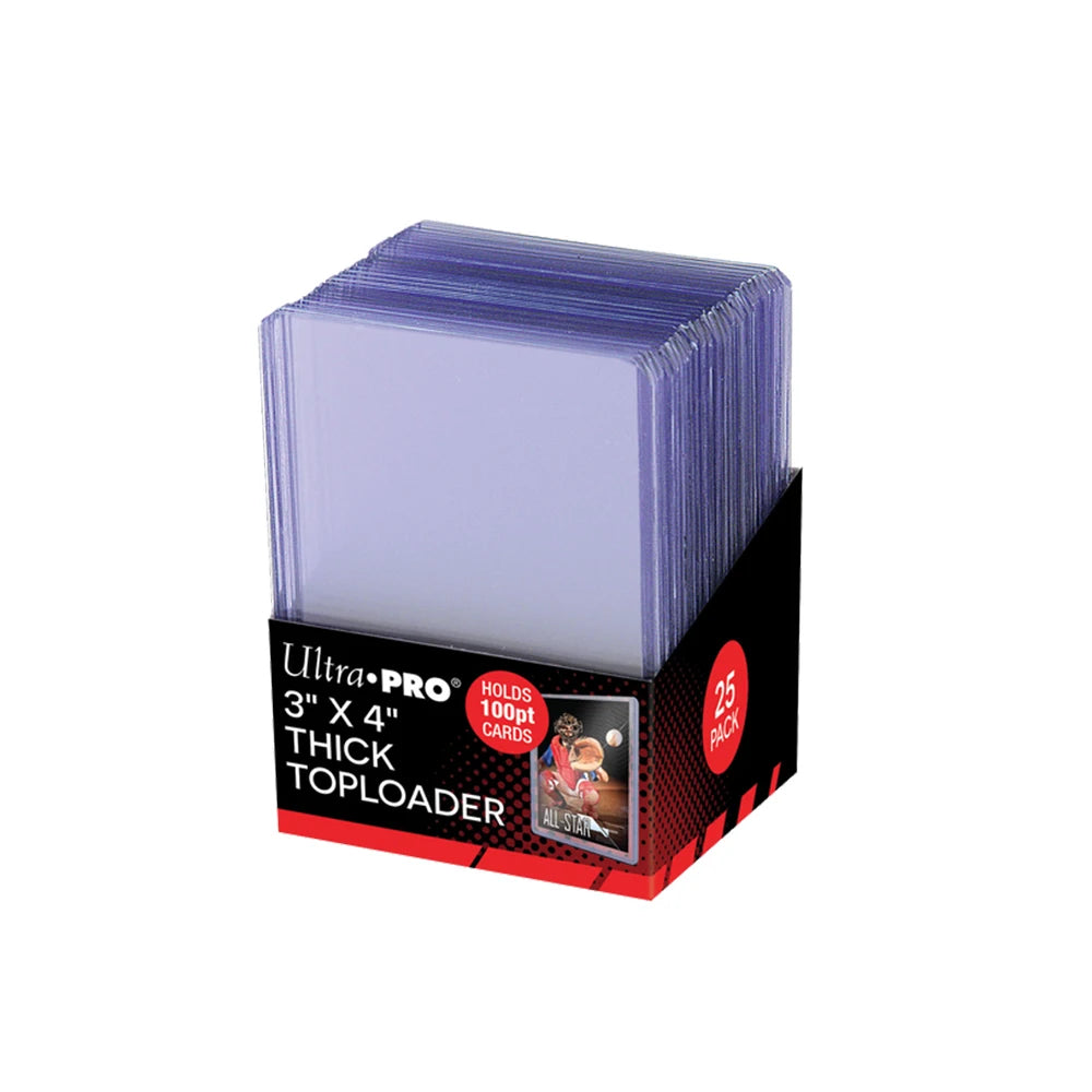 Ultra Pro 35/55/75/100/130/180PT Clear Regular Top Loaders Standard Size for All Trading Cards Baseball Card Protectors